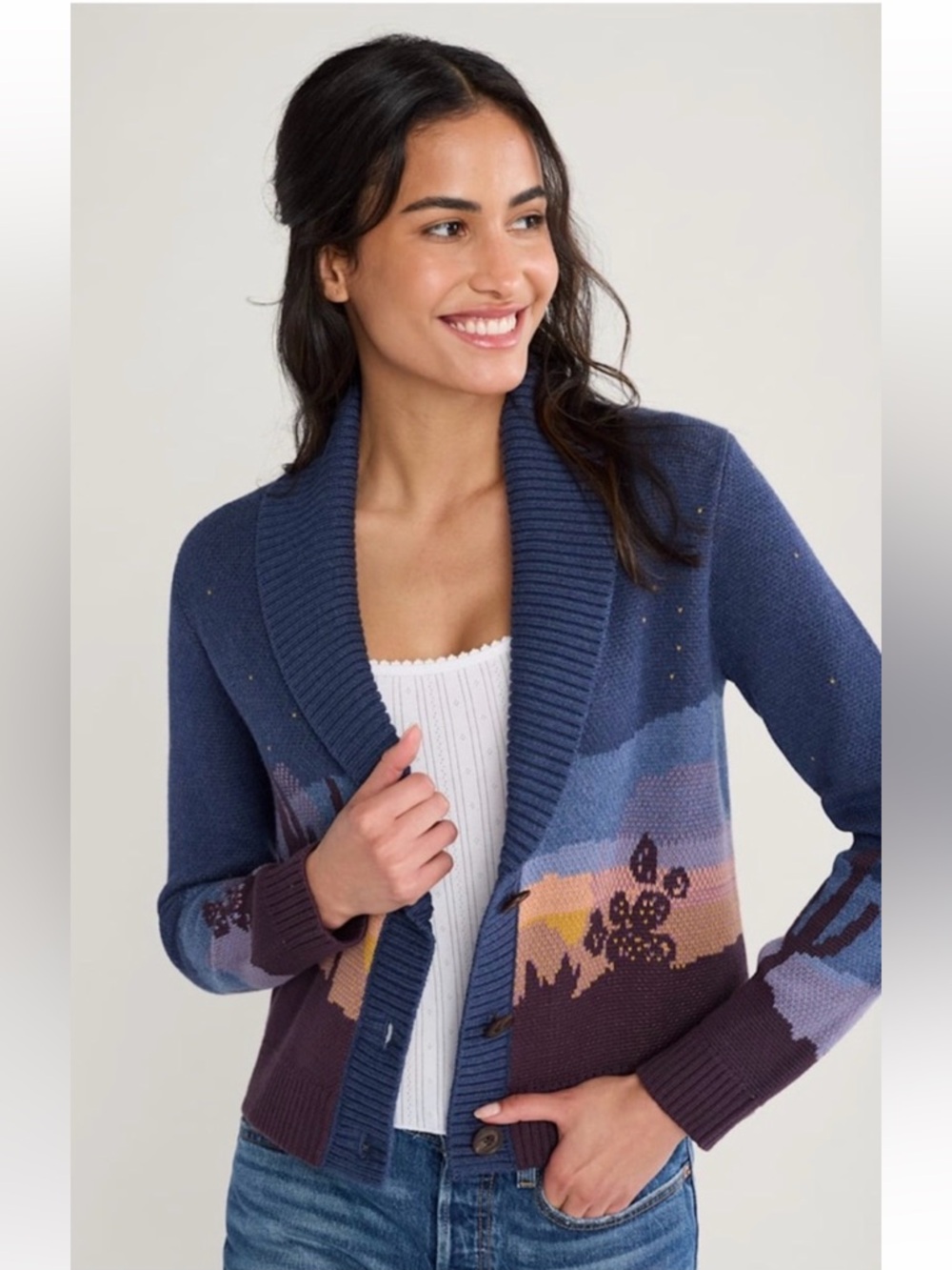 Pendleton Starry Night Western Cardigan Large - Picture 11 of 11